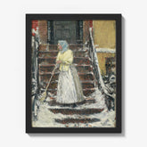 Sweeping Snow by Childe Hassam - thumbnail_1_bf_6710afa6762cab4eff78727a